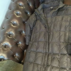 Gently Worn North Face Long Puffer Coat